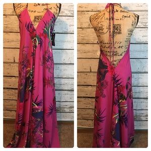 Maxi Pink Sundress NWT size M/L